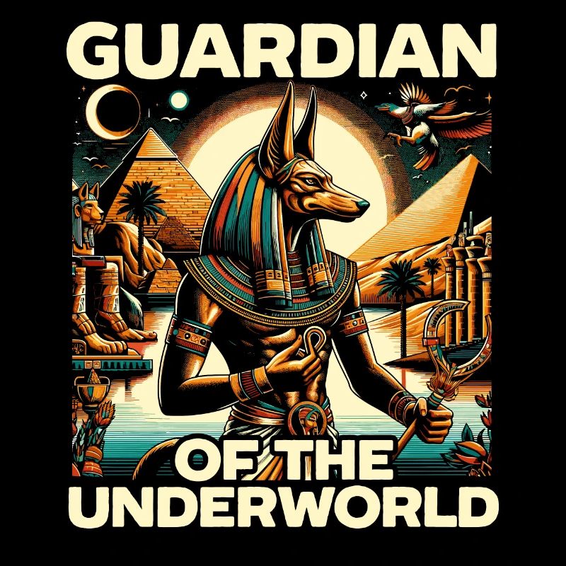 Anubis Mythologie égyptienne Pyramide Égypte ancienne