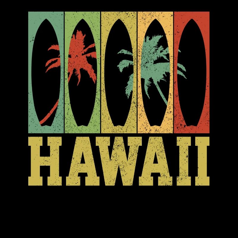Souvenir de surfeur Aloha d’Hawaï