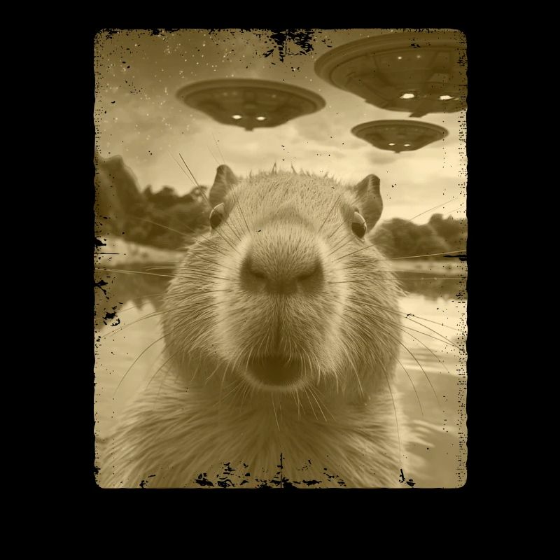 Grappige Capibara Selfie