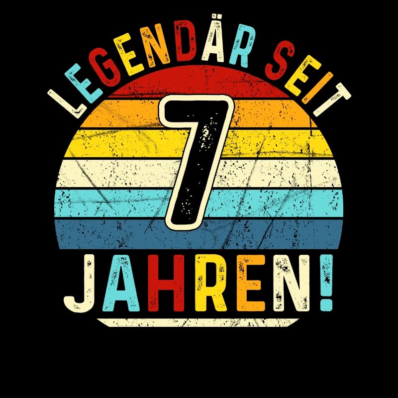 7 Jahre Geschenk 7. Geburtstag Junge Mädchen