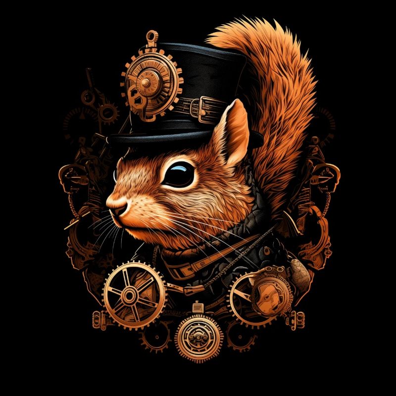 Squirrel Steampunk