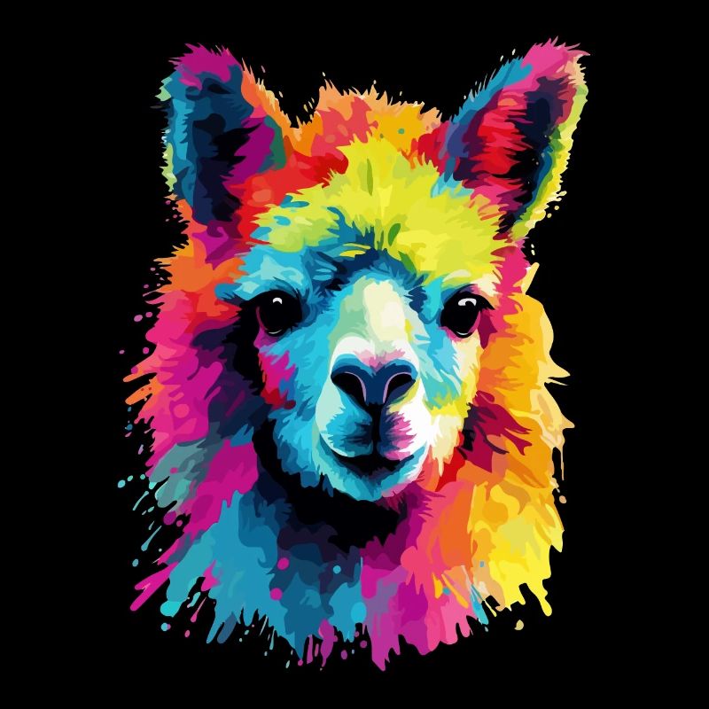 Alpaca in Pop Art
