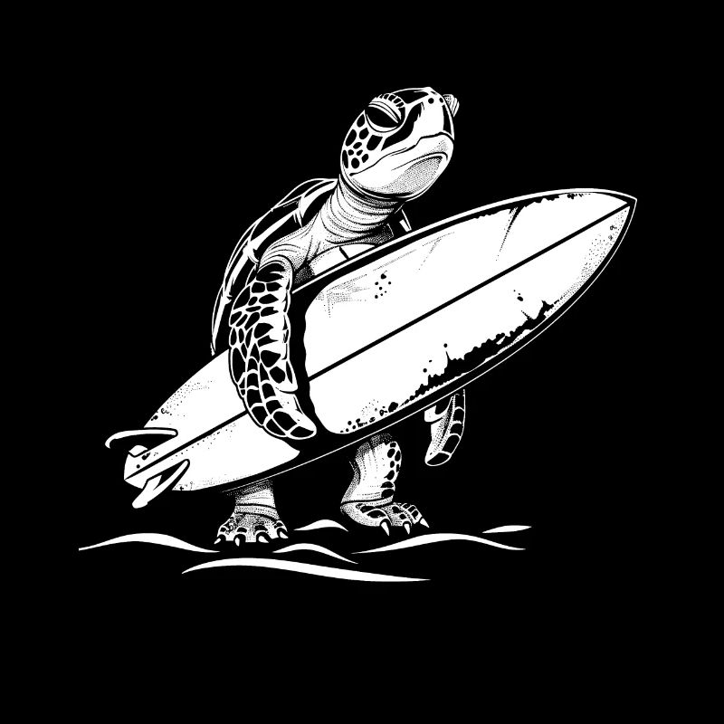 Surfen Schildkröte Surfer Geschenk