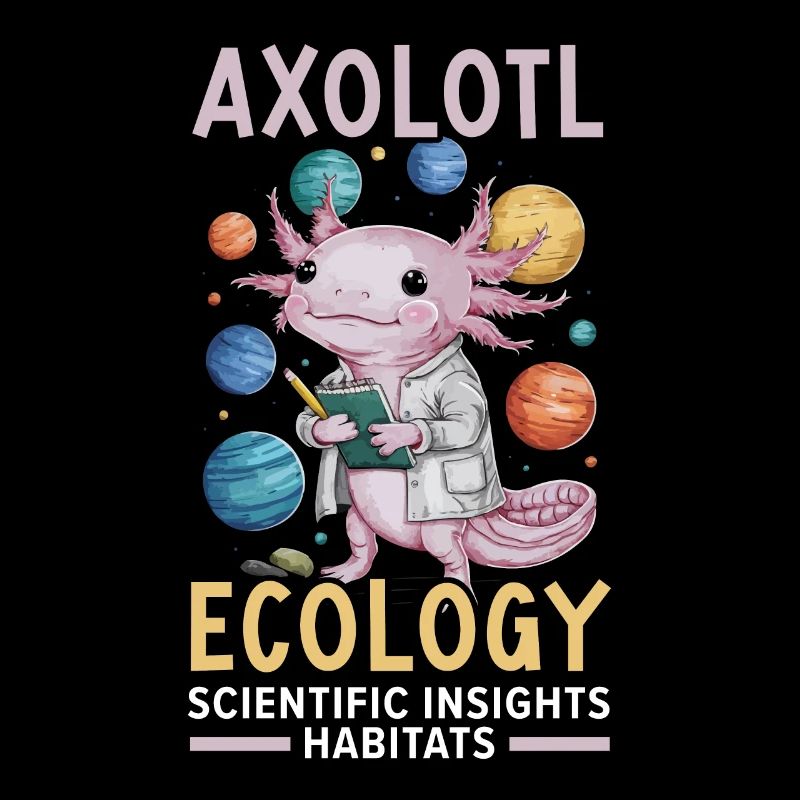 Professeur de sciences axolotl Salamandre mexicaine