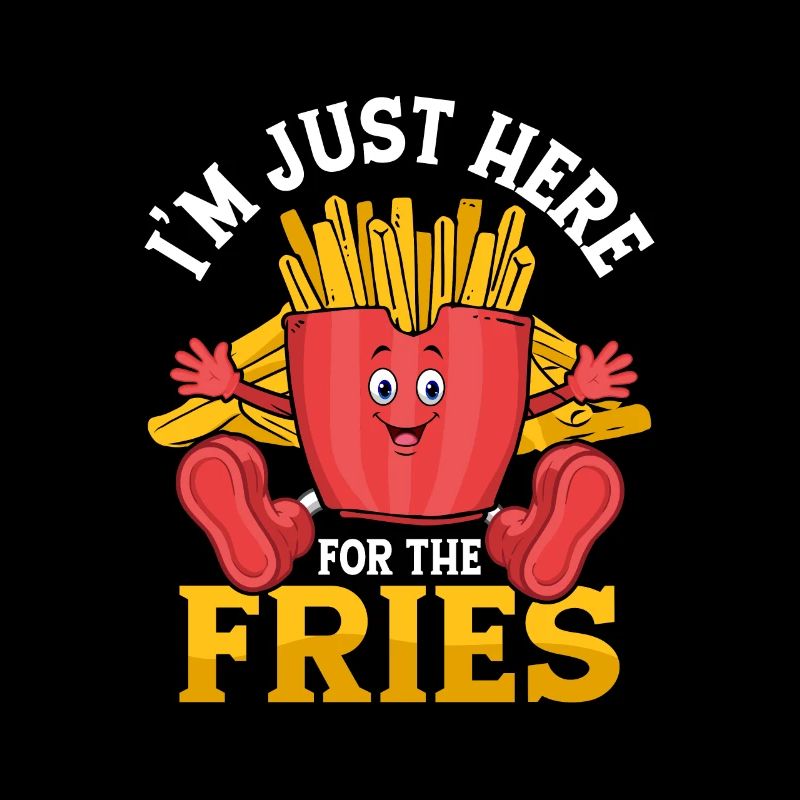 Frites sur tout : juste là pour le croquant
