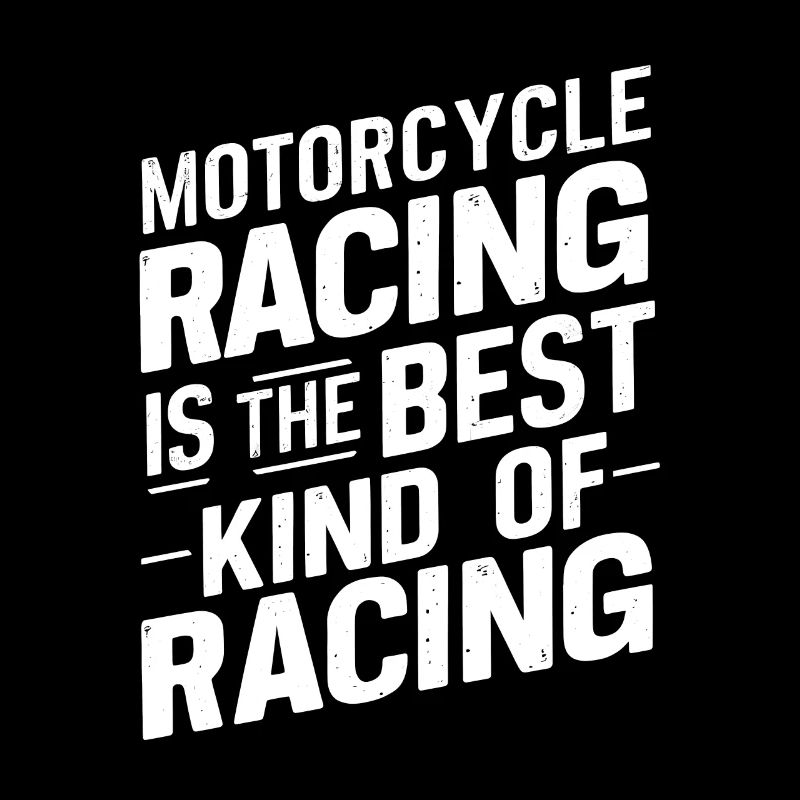 La course de motos est le meilleur type de course