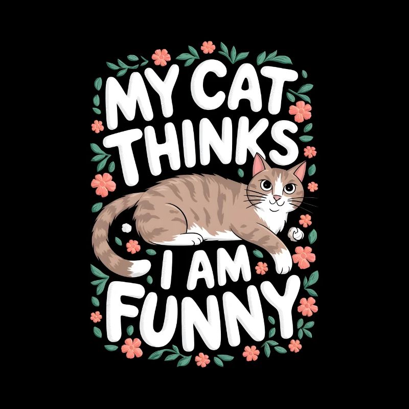 Mon chat pense que je suis drôle