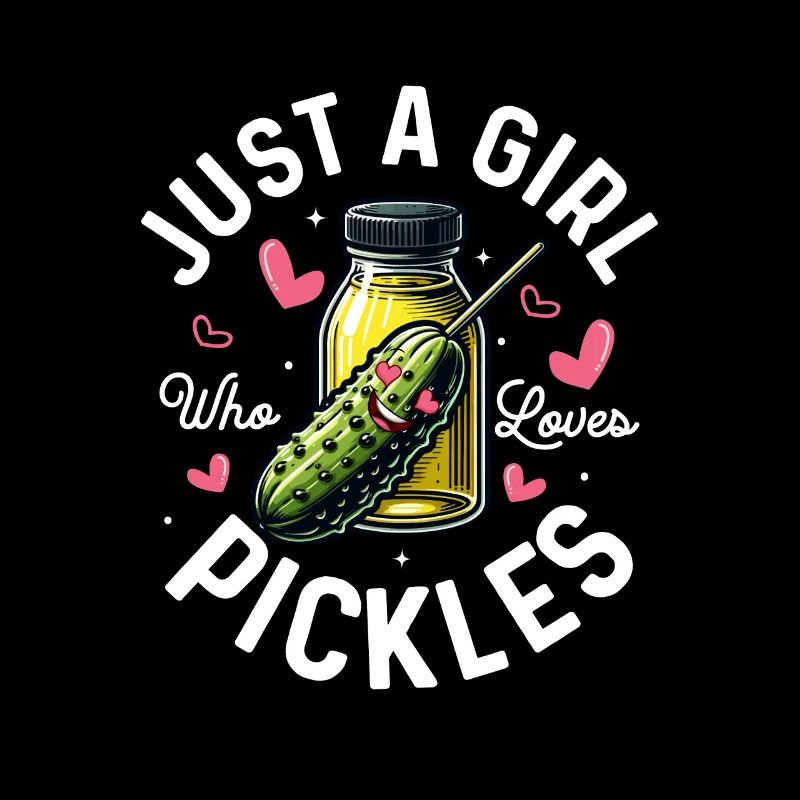 Juste une fille qui aime les cornichons, l’aneth, le concombre végétalien