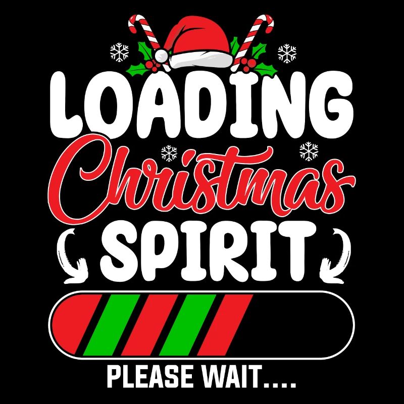 Loading Christmas Spirit Please Wait.... Santa Hol