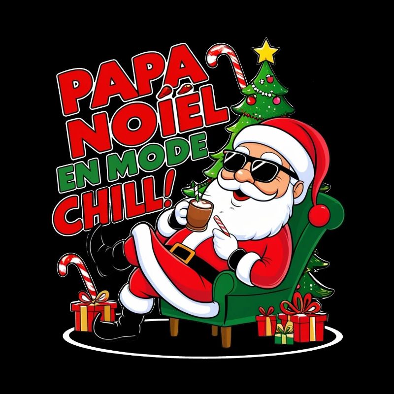 Papa Noël en Mode Chill