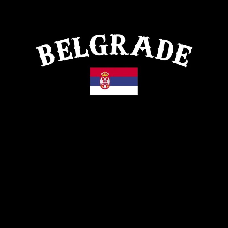 Belgrade Serbie Drapeau serbe Fier Serbe