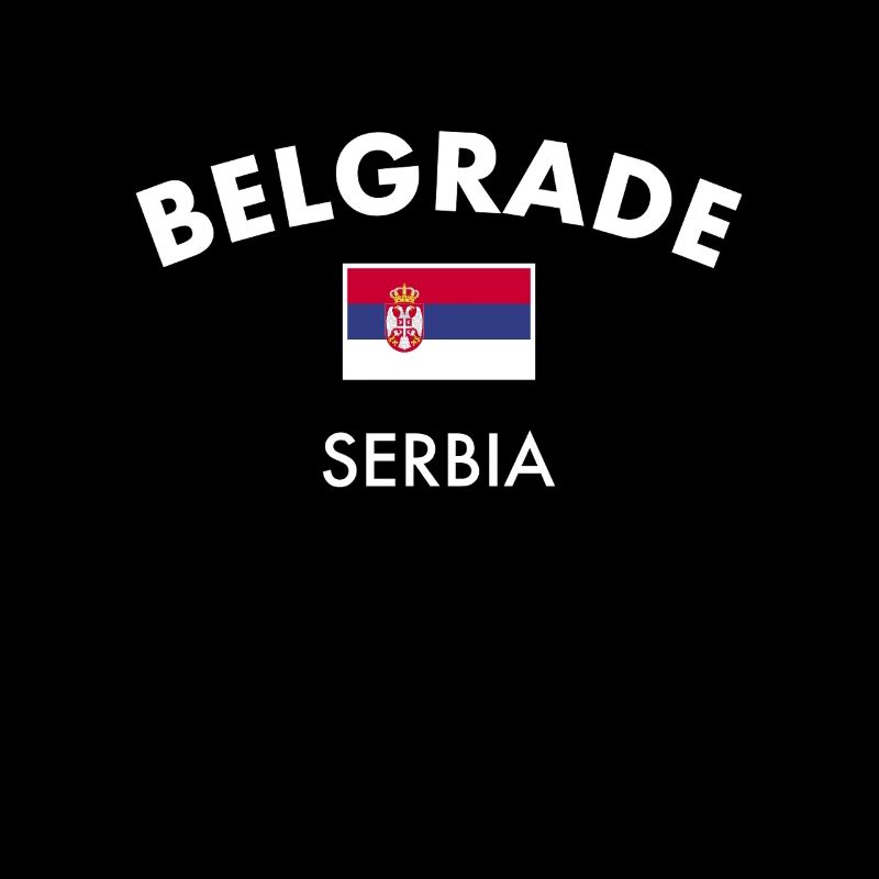 Belgrade Serbie Drapeau serbe Fier Serbe
