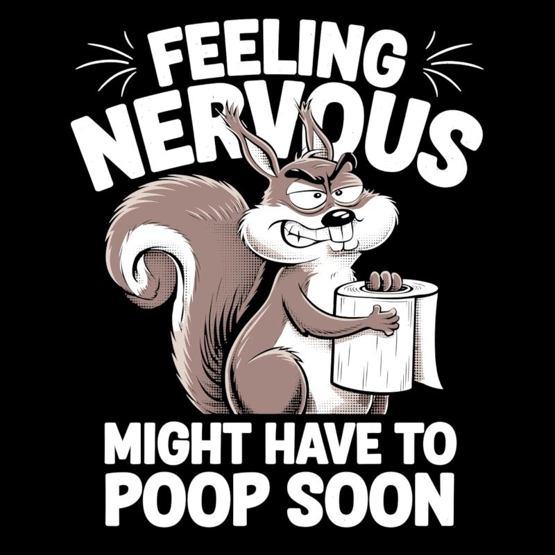 Irritable Bowel Syndrom Squirrel Poop Humor