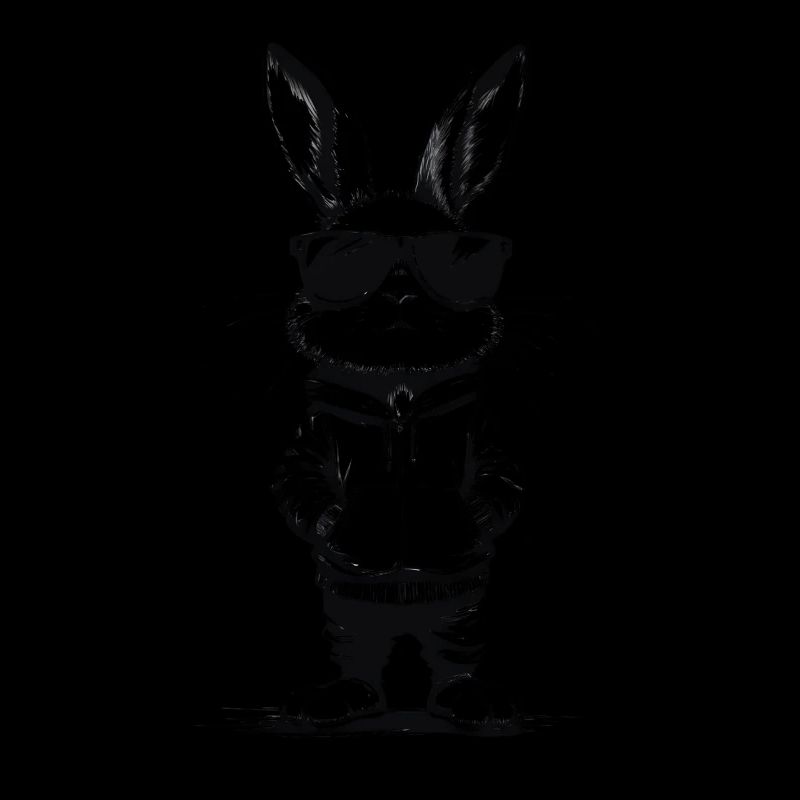Cooler Hase Mit Sonnenbrille