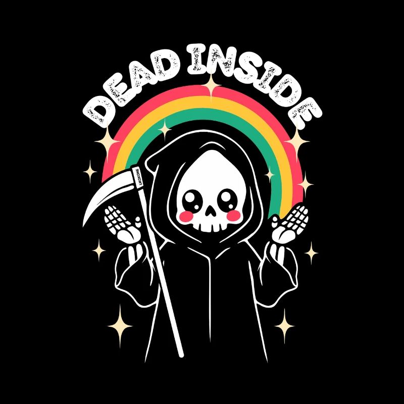 Dead inside - Rainbow Reaper Halloween