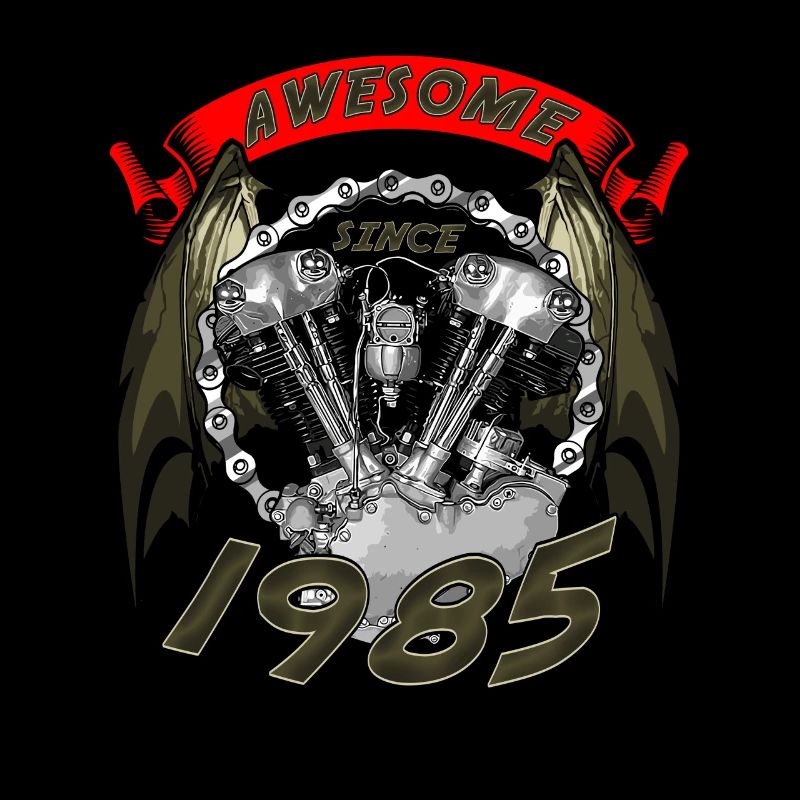Awesome since 1985, Biker Geburtstag