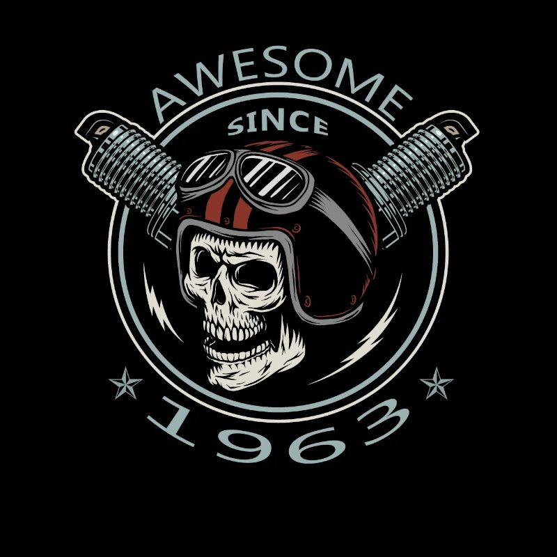 Awesome since 1963, Biker Geburtstag