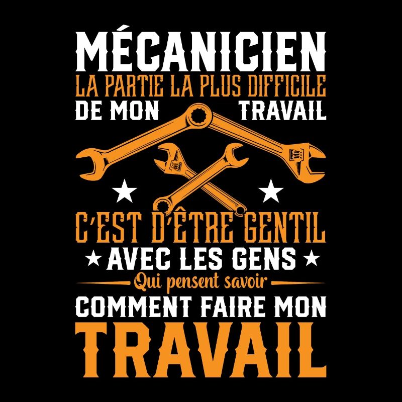 Mécanicien la partie la plus difficile mon travail