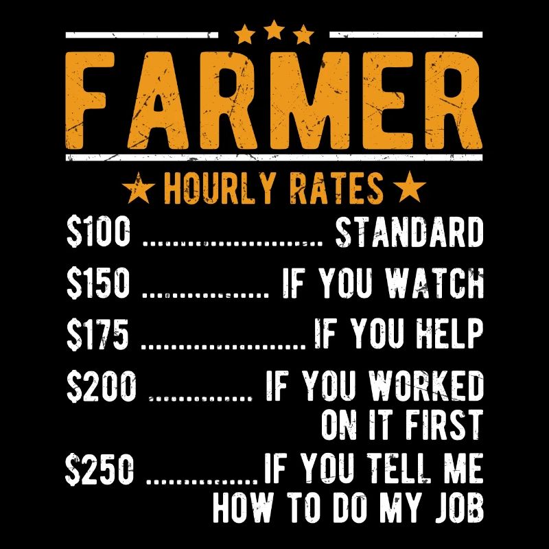 Farmer hourly wage