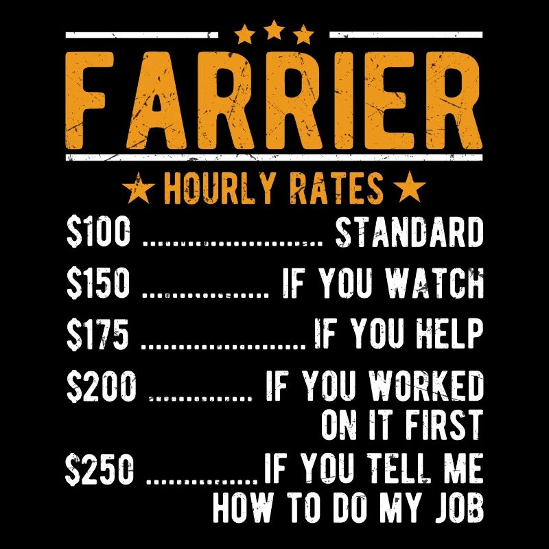 Salaire horaire du maréchal-ferrant