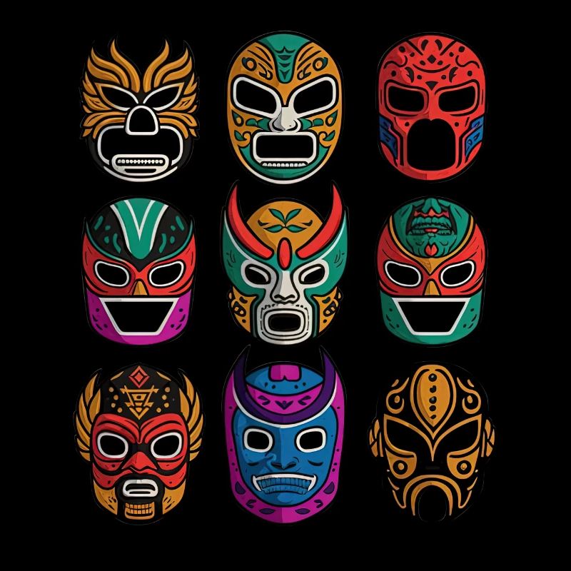 Masken der Legenden - Retro Lucha Libre Wrestlong