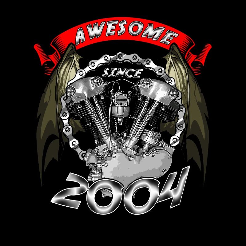 Awesome since 2004, Biker Geburtstag