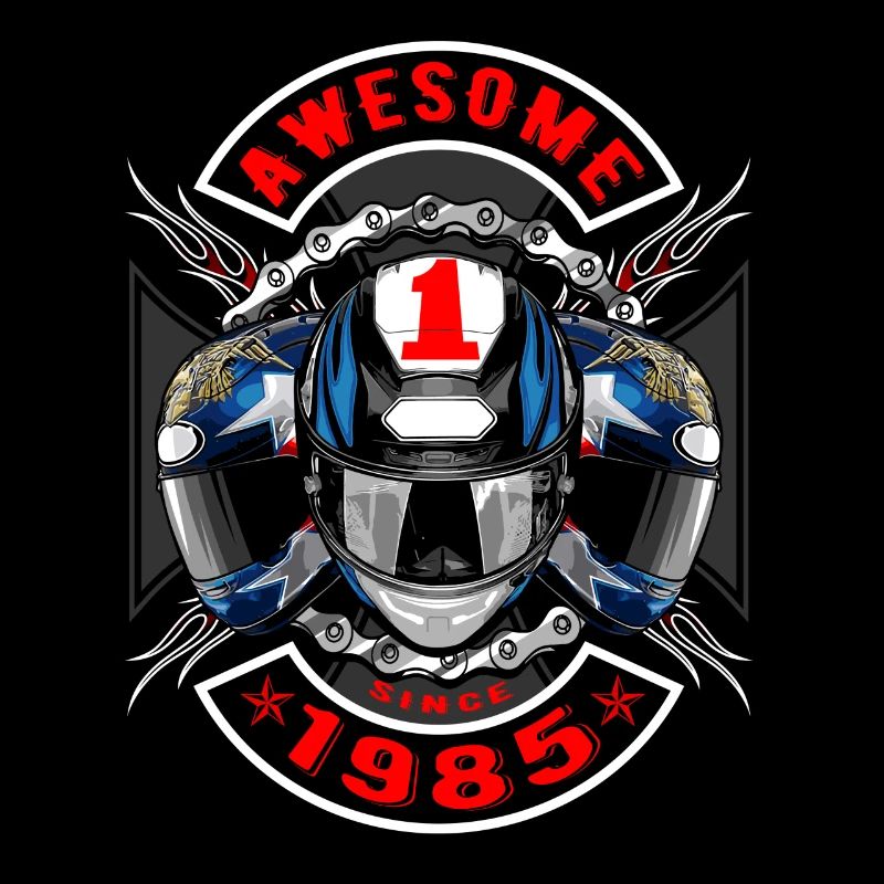 Awesome since 1985, Biker Geburtstag