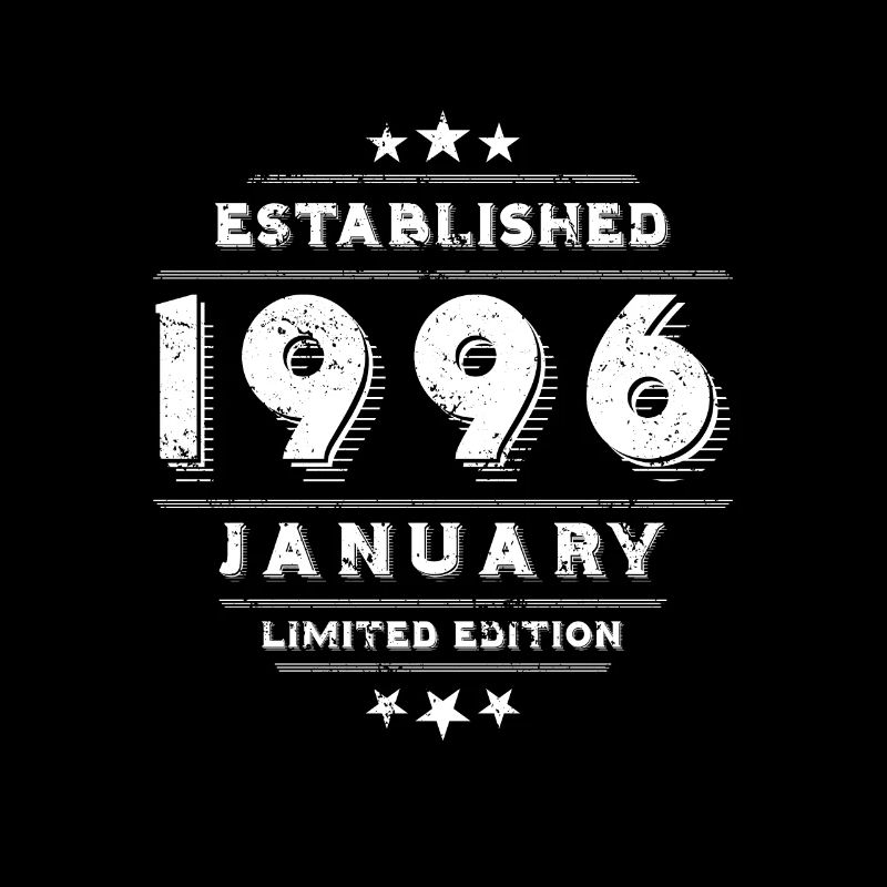 Anniversaire en janvier 1996 - janvier