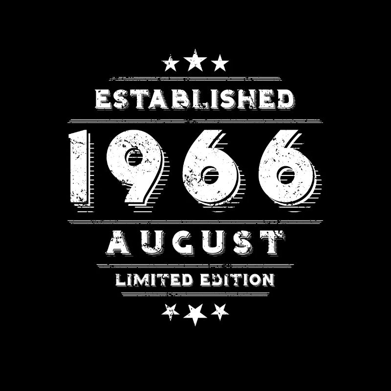 Birthday in August 1966 - August