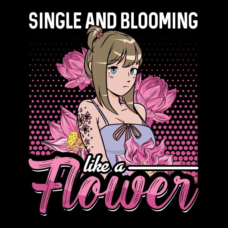 Célibataire et épanoui comme une fleur