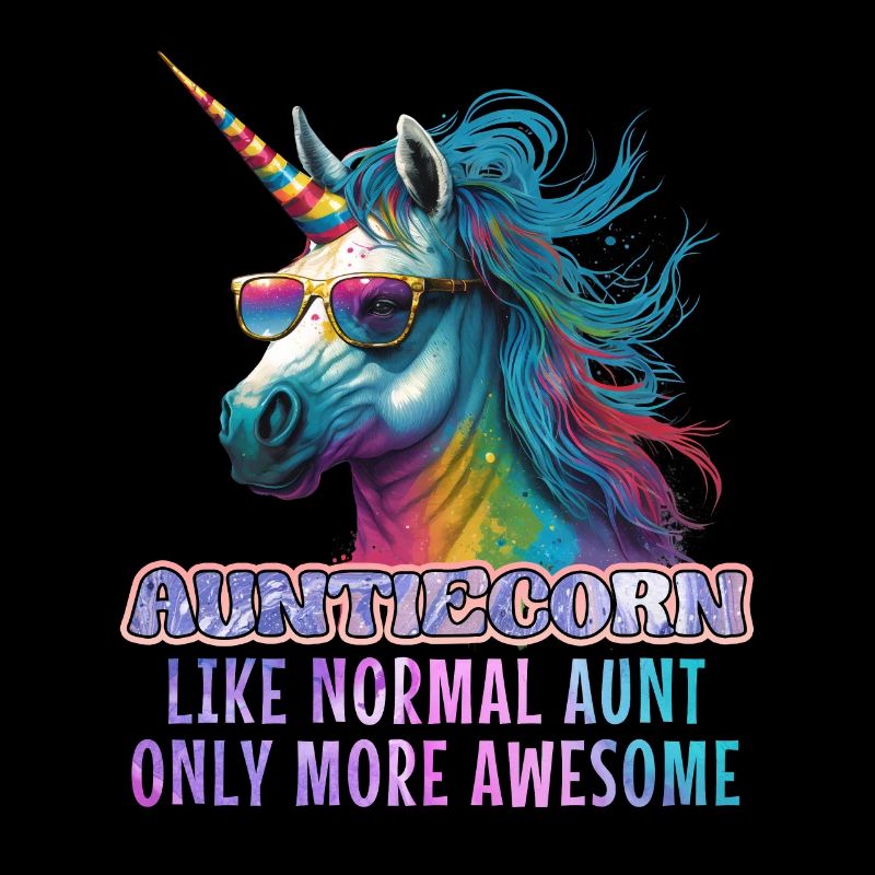 Tanticorn Muttertag Aunties Einhorn Fanartikel