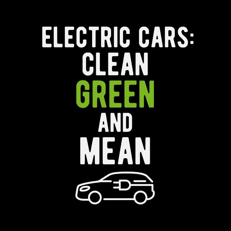 Véhicules électriques voitures électriques vert propre