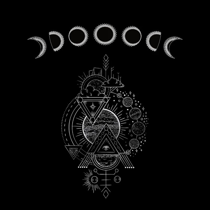 Dark Dream Moonphase Astro-design