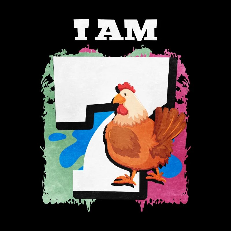 I am 7 chickens