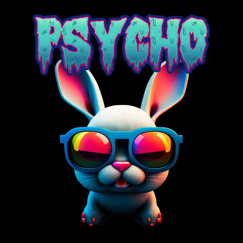 Psycho Rabbit Happy Easter Easter Bunny Cool