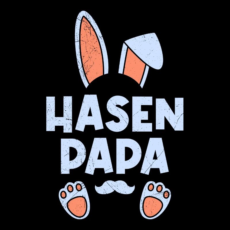 Papa Hase Osterhasen Dad Osterfreunde Daddy