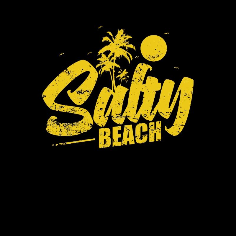 Salty Beach Palm Tree Vacances