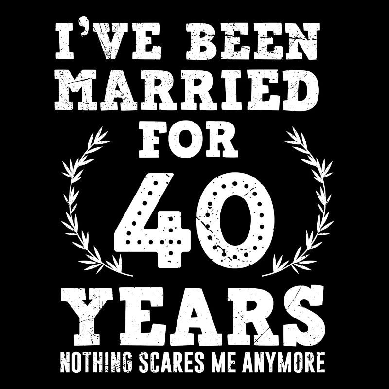 40 years married Ruby wedding