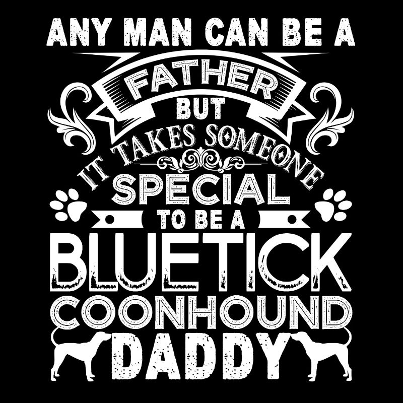 Proud Bluetick Coonhound Daddy