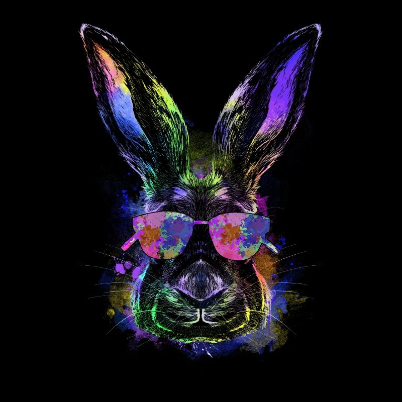 Lapin de Pâques cool Joyeux lapin de Pâques