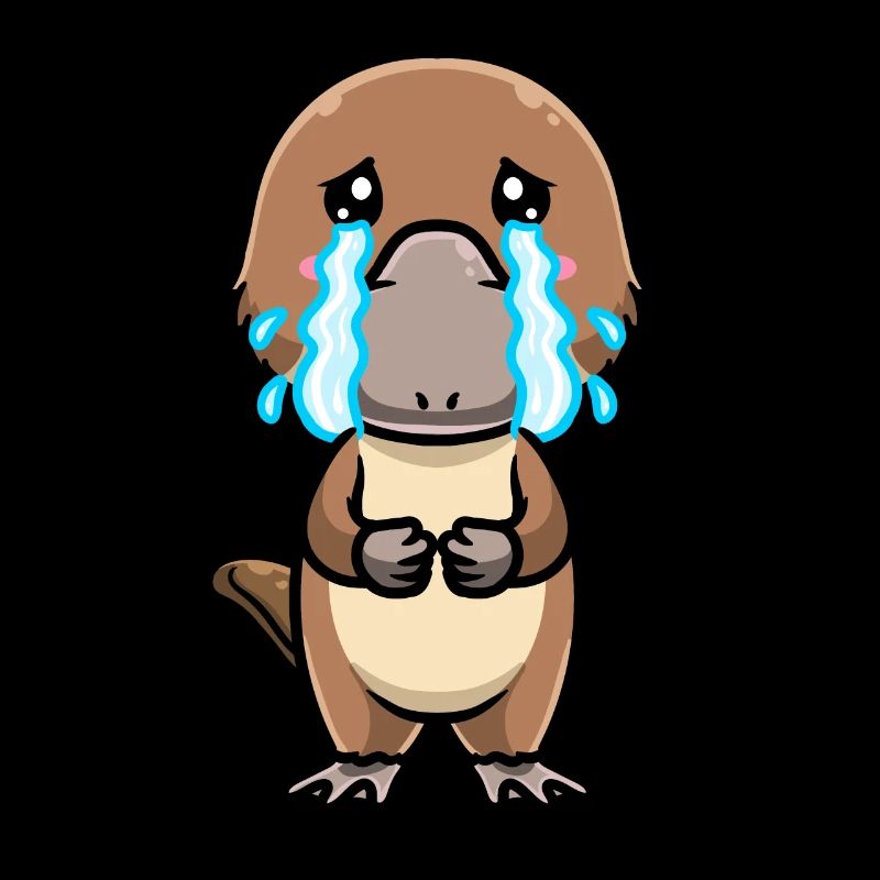Émoticône ornithorynque de Kawaii