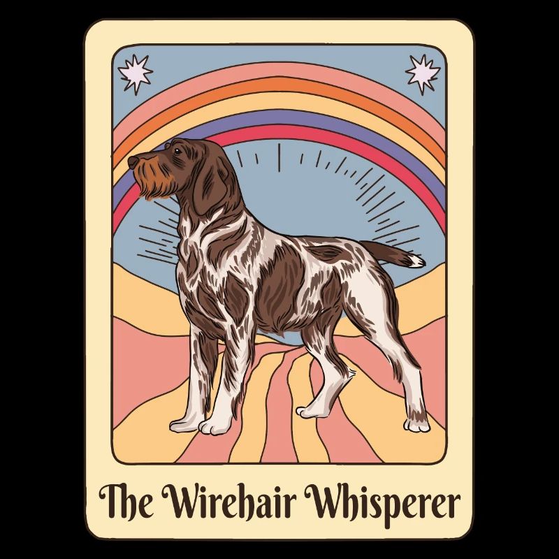 German Wirehaired Pointer Hunting Dog GWP Whispere