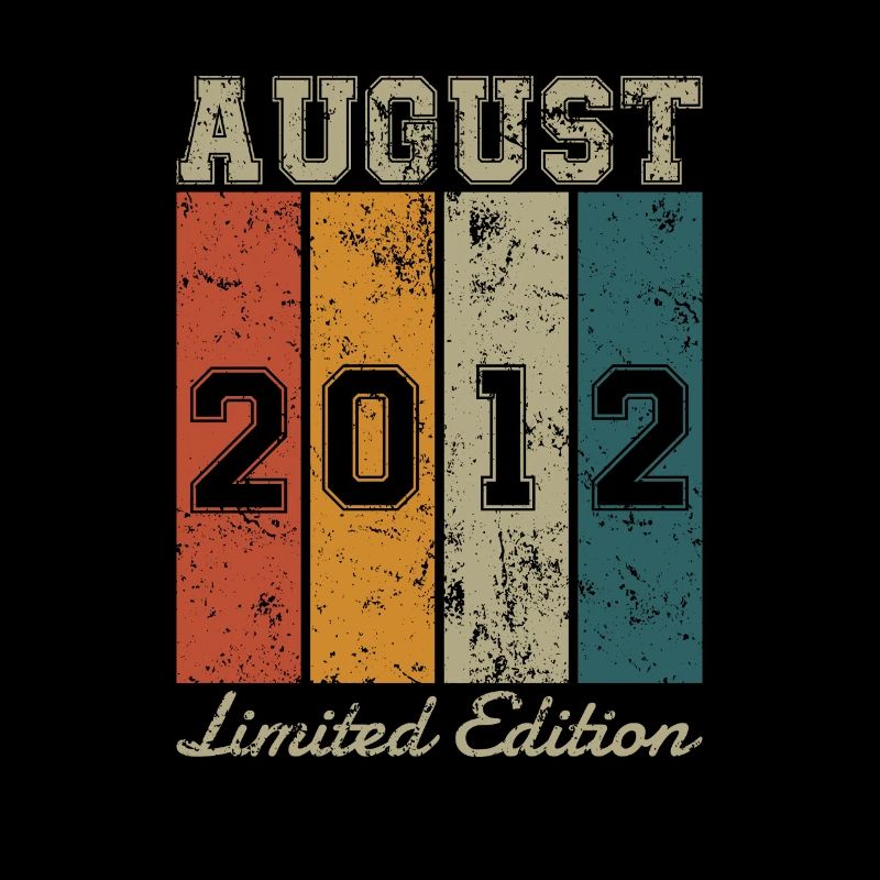Date de naissance: Août 2012 - Limited Edition Retro