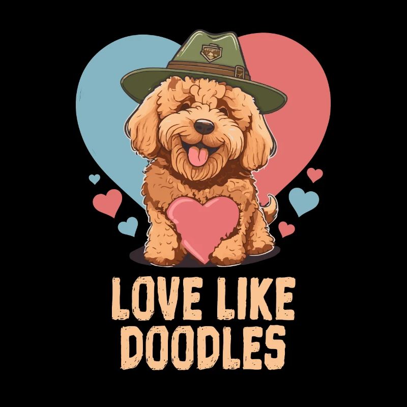Love Like Doodles Goldendoodle Dad Doodle Mama