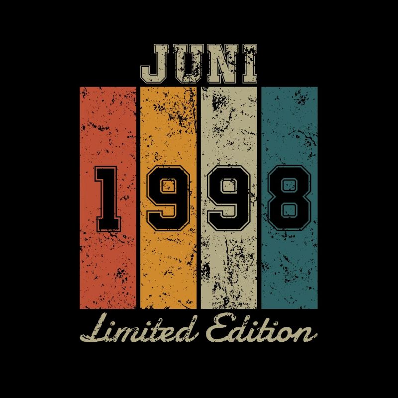 Geburtstag: Juni 1998 - Limited Edition Retro