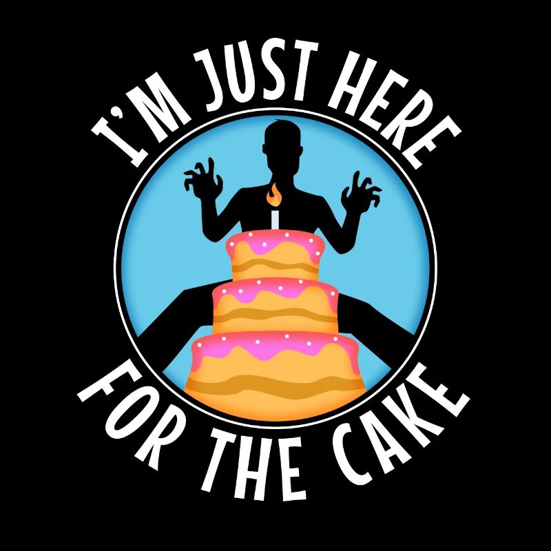 Im just here for the cake wedding