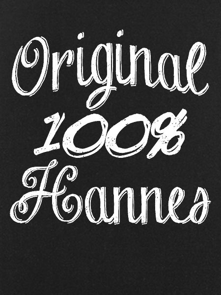 Original 100% Hannes
