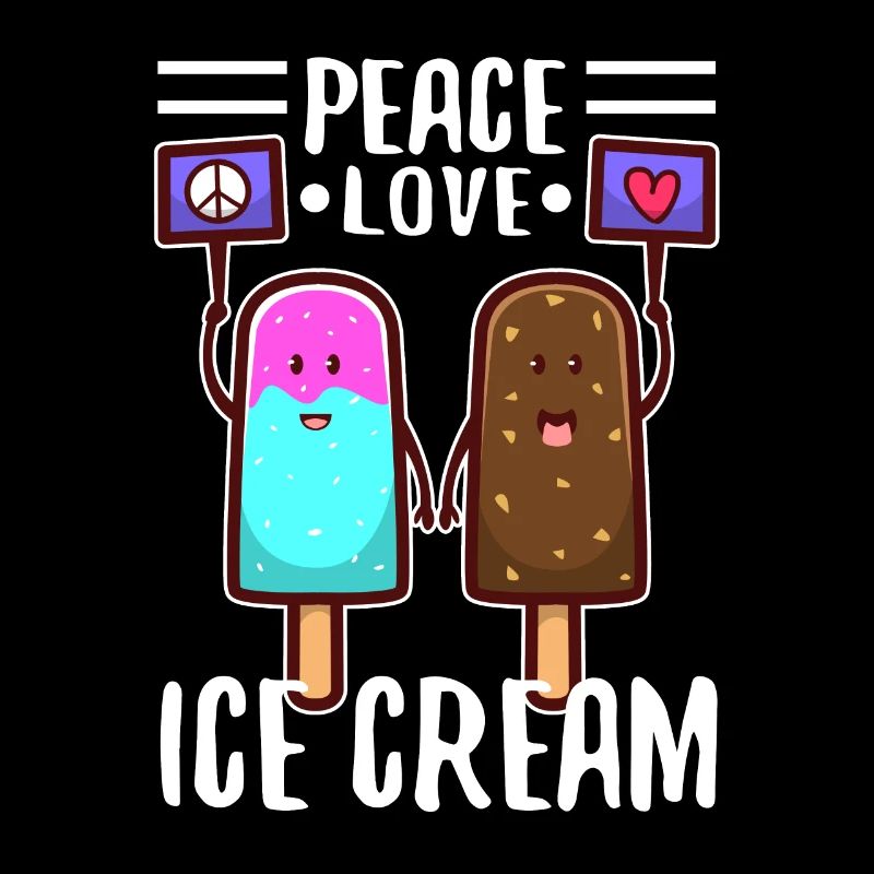 Crème glacée Peace Love