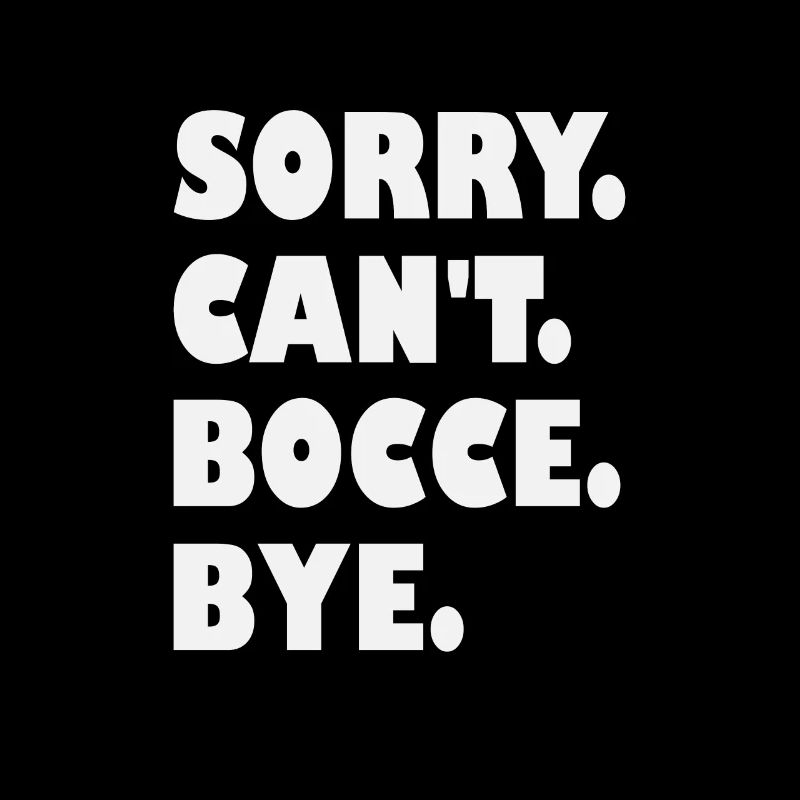 Bocce Player Funny Bocce