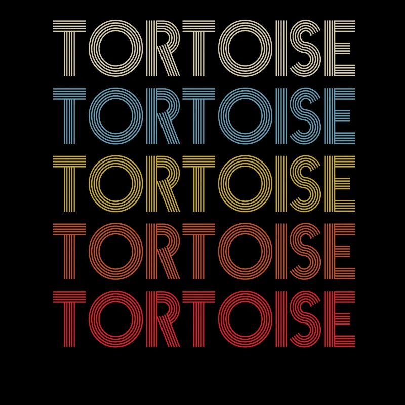 Vintage Reptile Turtle Retro Tortoise